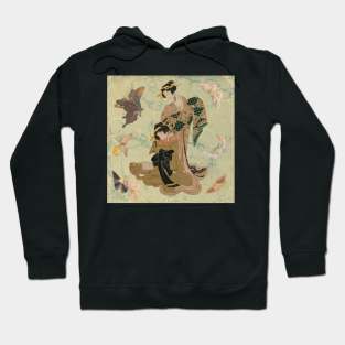 Geisha and Butterflies Hoodie